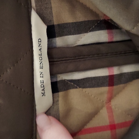Burberry Quilted Jacket Olive Large - Picture 2 of 11